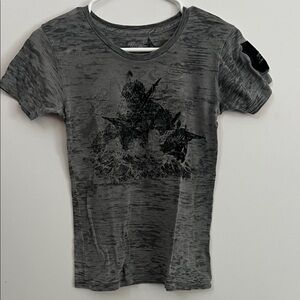 Gray Graphic T-Shirt